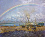 Dario de Regoyos The Rainbow (nn02) oil painting reproduction